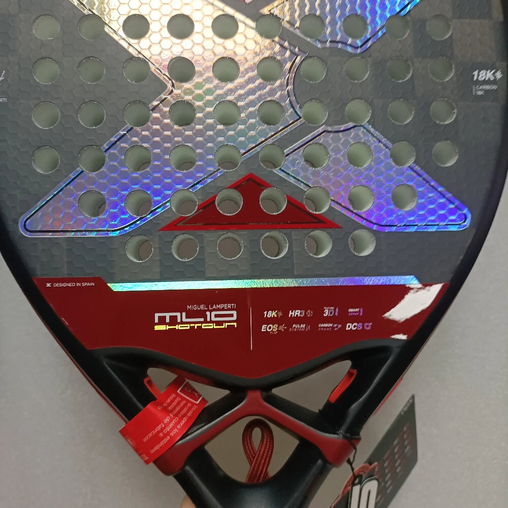 AT10 ML10 Carbon Padel Racket – 12K / 18K Hybrid Power & Control with EVA Memory Flex Core