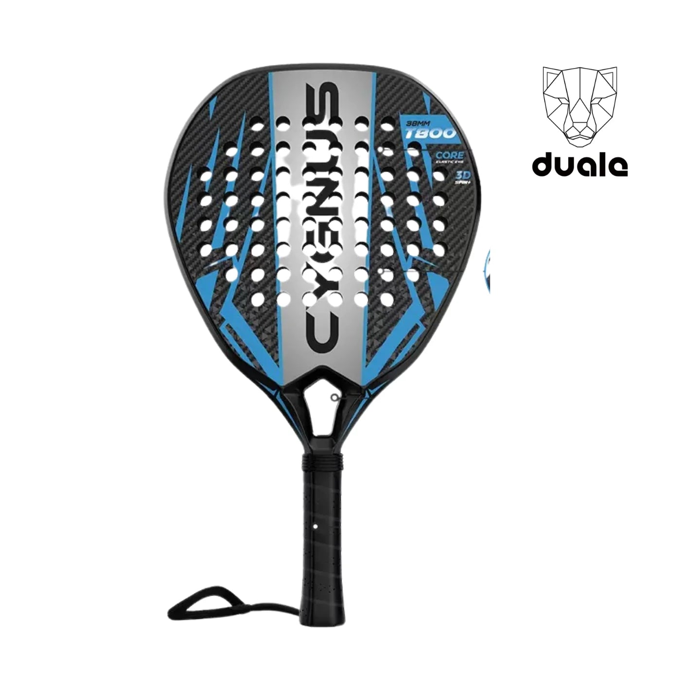 DUALE FORCE II .T800 Padel Racket ,Power and Control, Hybrid Padel for Intermediate and Advanced players