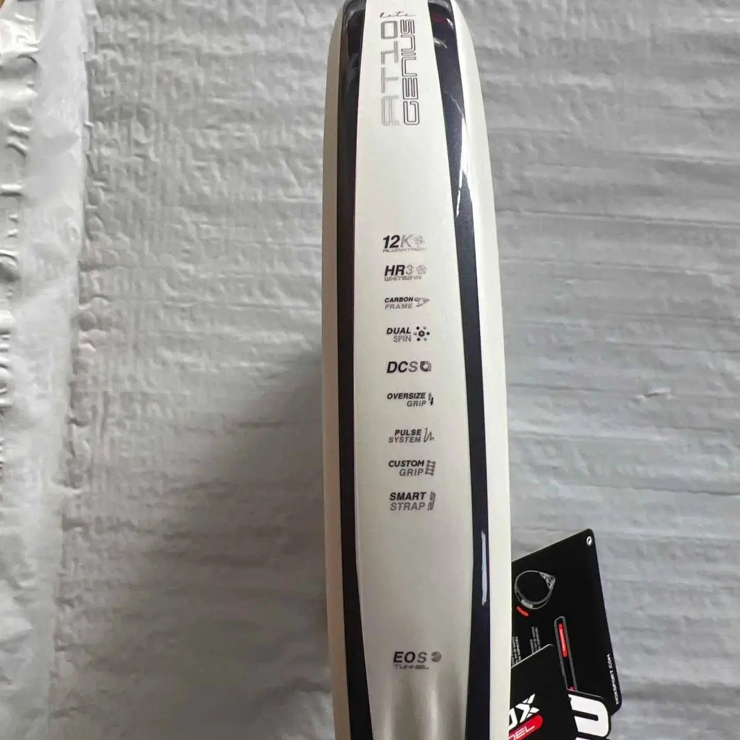 AT10 ML10 Carbon Padel Racket – 12K / 18K Hybrid Power & Control with EVA Memory Flex Core