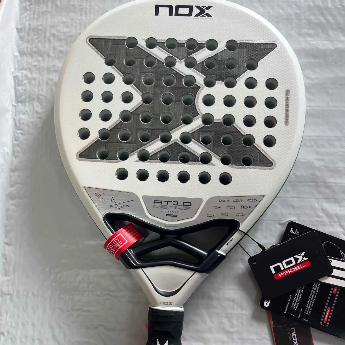 AT10 ML10 Carbon Padel Racket – 12K / 18K Hybrid Power & Control with EVA Memory Flex Core