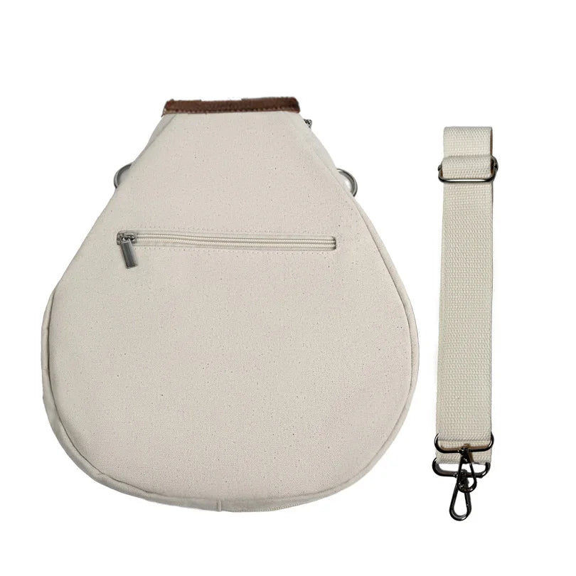 Padel & Tennis Racket Sling Bag — Protective Cover with Shoulder Strap