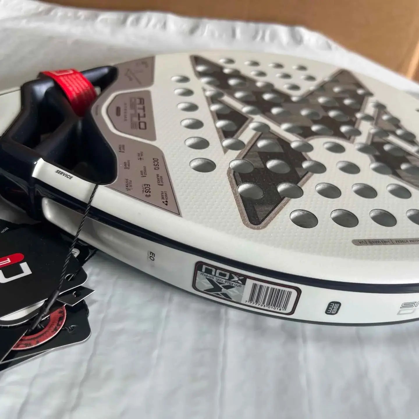 AT10 ML10 Carbon Padel Racket – 12K / 18K Hybrid Power & Control with EVA Memory Flex Core