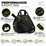 Performance padel racket bag, view 3